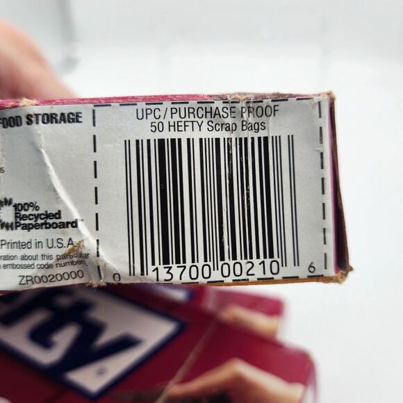 Lot of 3 Hefty Scrap Bag Boxes w/ Tear Off Ties 3 x 50 Bags New Old Stock - Picture 4 of 5